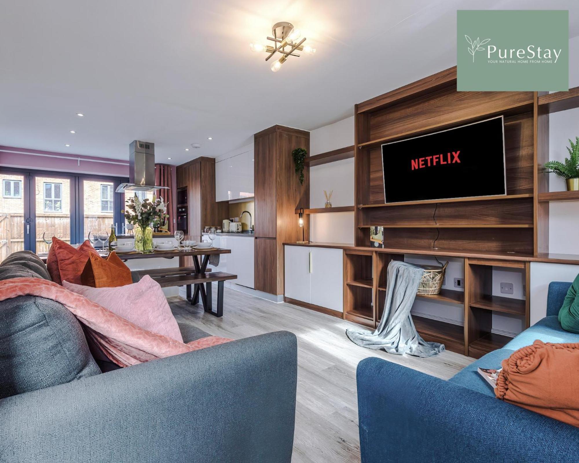 Stunning Five Bedroom Manchester House With Free Parking By Purestay Short Lets & Serviced Accommodation Exteriér fotografie