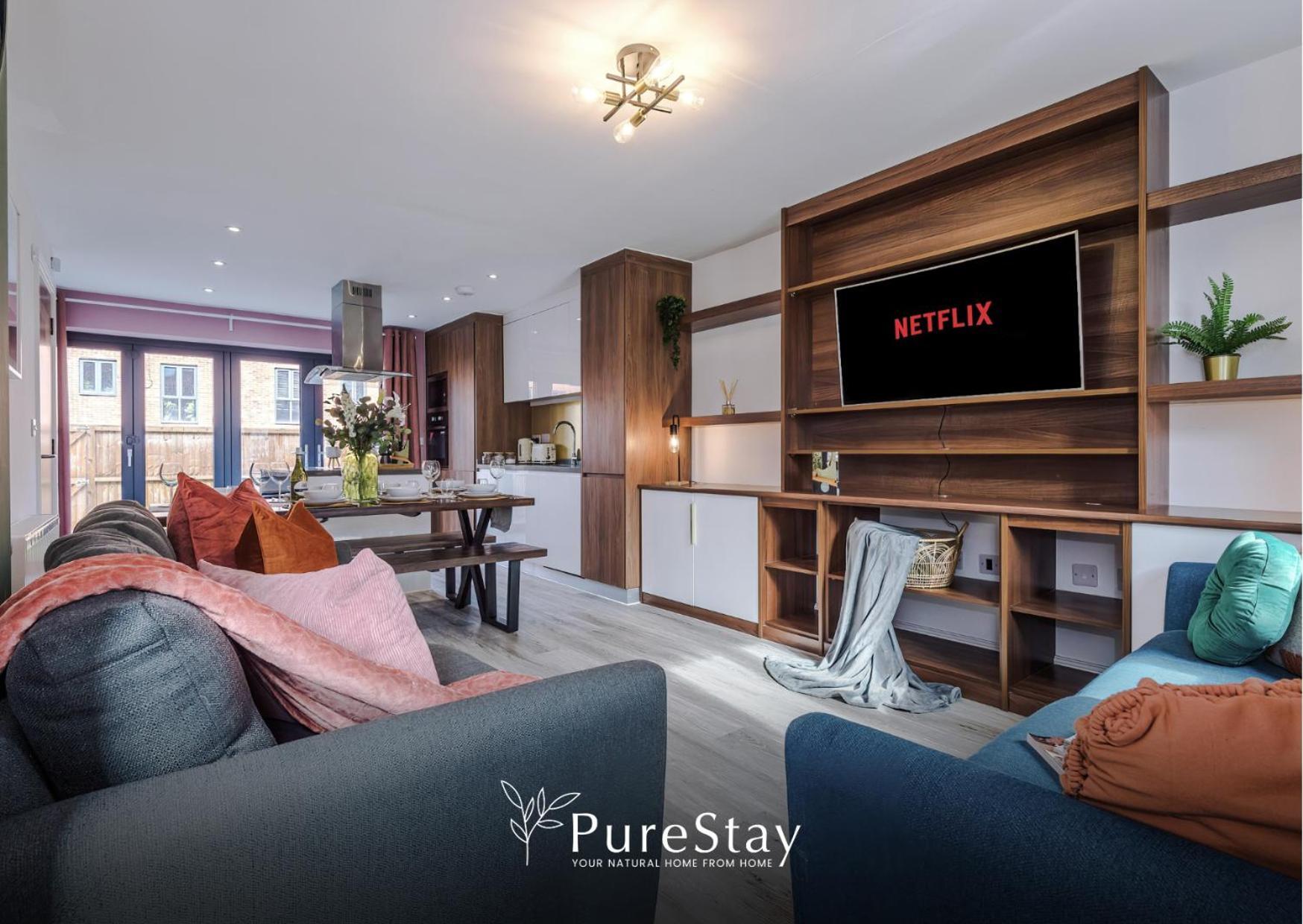 Stunning Five Bedroom Manchester House With Free Parking By Purestay Short Lets & Serviced Accommodation Exteriér fotografie